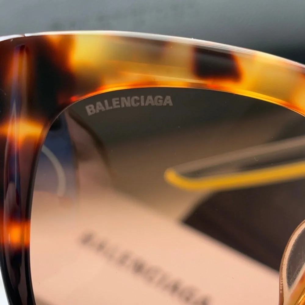 Balenciaga 55 mm square sunglasses, brand new